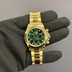 ROLEX DAYTONA 40MM GREEN DIAL WATCH 116508 YG