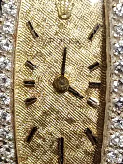 Beautiful Vintage Ladies 14KT Gold Rolex Dress Wrist Watch