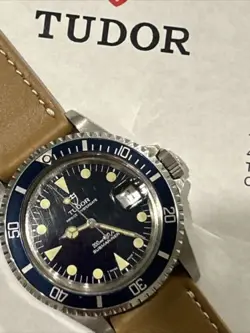 Vintage 1993 Tudor Rolex 79090 Blue 2 Line Submariner 40mm with extras HODINKEE