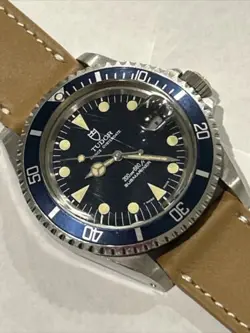 Vintage 1993 Tudor Rolex 79090 Blue 2 Line Submariner 40mm with extras HODINKEE