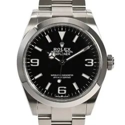 USED ROLEX EXPLORER 40 224270 BLACK CASE: 40MM MEN'S WATCH #1141412