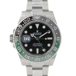 USED ROLEX GMT MASTER 2 126720VTNR BLACK CASE: 40MM MEN'S WATCH #112412