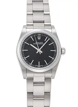 ROLEX OYSTER PERPETUAL 77080 BLACK #K535
