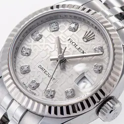Rolex Datejust 179174G Silver #K430