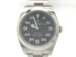 USED ROLEX AIR KING 116900 BLACK CASE: 40.0MM MEN'S WATCH #1111712