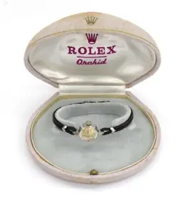 ROLEX ORCHID K18WG