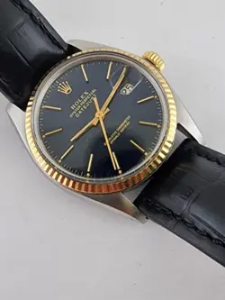 ROLEX MENS DATEJUST 16013 BLUE DIAL