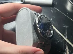 Rolex “Batman” GMT Homage Custom Seiko NH34 Watch Ceramic Bezel Sapphire Crystal