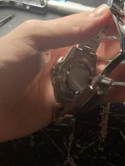 Rolex “Batman” GMT Homage Custom Seiko NH34 Watch Ceramic Bezel Sapphire Crystal