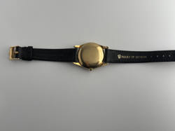 Very Rare 18k Gold Tropical Dial Rolex Chronometre Manual UFO Crown  1959