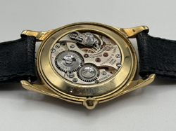 Very Rare 18k Gold Tropical Dial Rolex Chronometre Manual UFO Crown  1959
