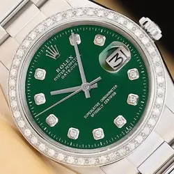 DATEJUST GREEN 18K