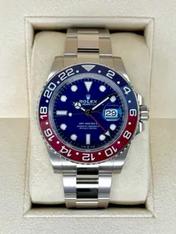2022 ROLEX GMT-MASTER II “PEPSI” 40MM 126719BLRO WHITE GOLD OYSTER