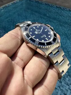 Collectors Rolex Submariner 14060 Unpolished 2 Liner Dial With Papers Look !!!