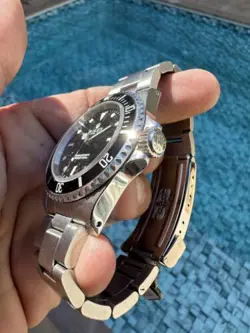 Collectors Rolex Submariner 14060 Unpolished 2 Liner Dial With Papers Look !!!