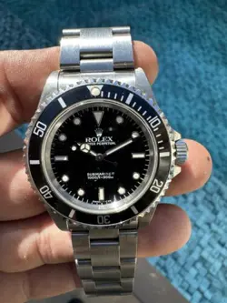 Collectors Rolex Submariner 14060 Unpolished 2 Liner Dial With Papers Look !!!