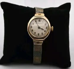 9CT GOLD ROLWATCO