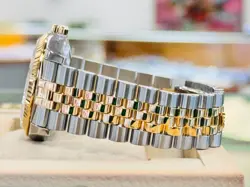 Rolex Datejust 116233 18K Yellow Gold /SS Jubilee Band Fluted Bezel Silver Dial