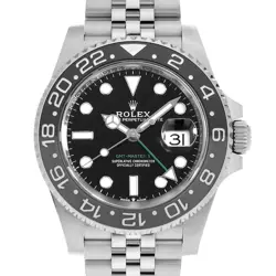 ROLEX GMT MASTER II 126710GRNR BLACK 5 ROW JUBILEE BRACELET RANDOM NUMBER SE...
