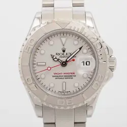 ROLEX YACHT‑MASTER 169622 SS×PT AT SILVER-FACE