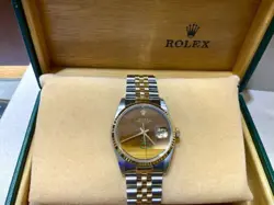 Rolex Datejust 36MM Rare Wood Saudi Arabia Dial Vintage Watch 16233