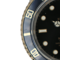 Rolex Submariner 16613 Two Tone 18k & S/Steel Oyster 40mm Watch-Black Insert-Box