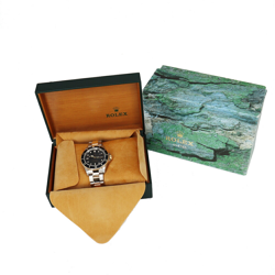 Rolex Submariner 16613 Two Tone 18k & S/Steel Oyster 40mm Watch-Black Insert-Box