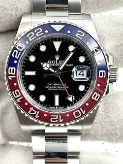 ROLEX GMT MASTER II PEPSI OYSTER BRACELET 126710BLRO BOX & PAPERS 2022