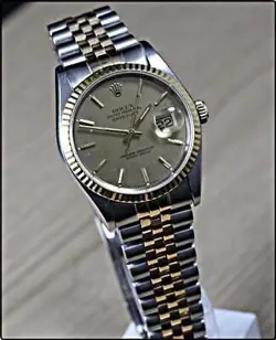 Rolex  DATEJUST 16233 LATER VERSION Quick Set Sapphire Crystal Watch #S627601