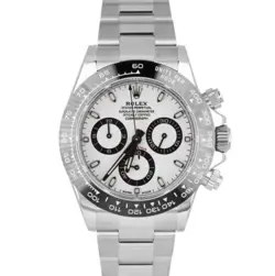 2023 MINT ROLEX DAYTONA COSMOGRAPH 40MM PANDA STAINLESS WATCH 116500 LN BOX