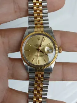 18K TWO-TONE YELLOW