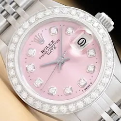 ROLEX DATE PINK
