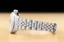 LADIES ROLEX DATE PINK DIAMOND DIAL 18K WHITE GOLD & STAINLESS STEEL WATCH