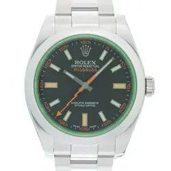 ROLEX MILGAUSS 116400GV BLACK WARRANTY 2013 BOX/PAPER SN/#G
