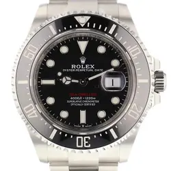 New Old Stock 2018 FullSet Rolex Sea Dweller Steel 43mm Ceramic Red Watch 126600