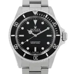 ROLEX SUBMARINER NO DATE 14060M BLACK F NUMBER SECOND HAND MENS