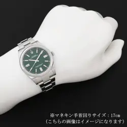 ROLEX OYSTER PERPETUAL 41 124300 GREEN RANDOM NUMBER SECOND HAND MENS
