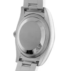 ROLEX Datejust 116200 Black and Silver bar M Number second hand mens