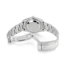 ROLEX Datejust 116200 Black and Silver bar M Number second hand mens