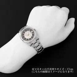 ROLEX Datejust 116200 Black and Silver bar M Number second hand mens