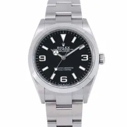 ROLEX EXPLORER 36 36MM STAINLESS STEEL BLACK DIAL 124270