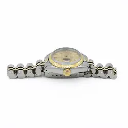 Rolex OP Datejust Ladies Two-Tone Watch Ref 6916 Champagne 26mm #W131307-1