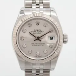 ROLEX DATEJUST 179174G SS×WG AT SILVER-FACE