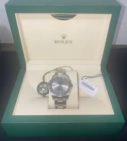 ROLEX OYSTER PERPETUAL 36 126000 SILVER DIAL DOMINO'S EDITION