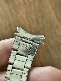 Rolex Oyster Folded Riveted 20mm 7206 Bracelet 80 end F 5513 5514 5513 1675 1601