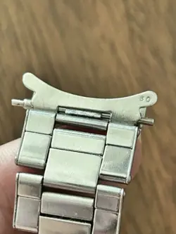 Rolex Oyster Folded Riveted 20mm 7206 Bracelet 80 end F 5513 5514 5513 1675 1601