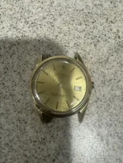 ROLEX 1550 14K GOLD SHELL CASE AND DIAL