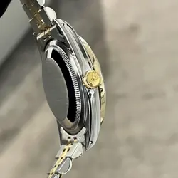 ROLEX DATEJUST 36 RED 10-DIAMOND DIAL TWO-TONE JUBILEE DIAMOND BEZEL ref: 16233