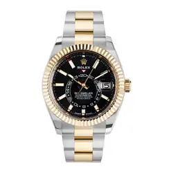 ROLEX SKY-DWELLER WATCH 42MM WHITE INDEX HOUR MARKERS DIAL 326933