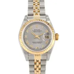 AUTHENTIC ROLEX DATEJUST 79173 SSXYG AUTOMATIC SERIAL INFO:K SERIAL  #260-006...